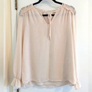 Rose + Olive Light Pink Blouse